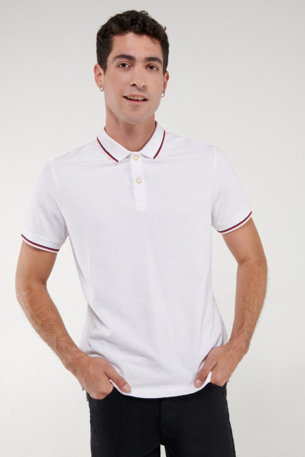 Polo manga corta unicolor