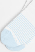 Medias tobilleras unicolores con contrastes y rayas