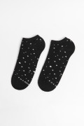 Medias tobilleras unicolores con diseños de estrellas