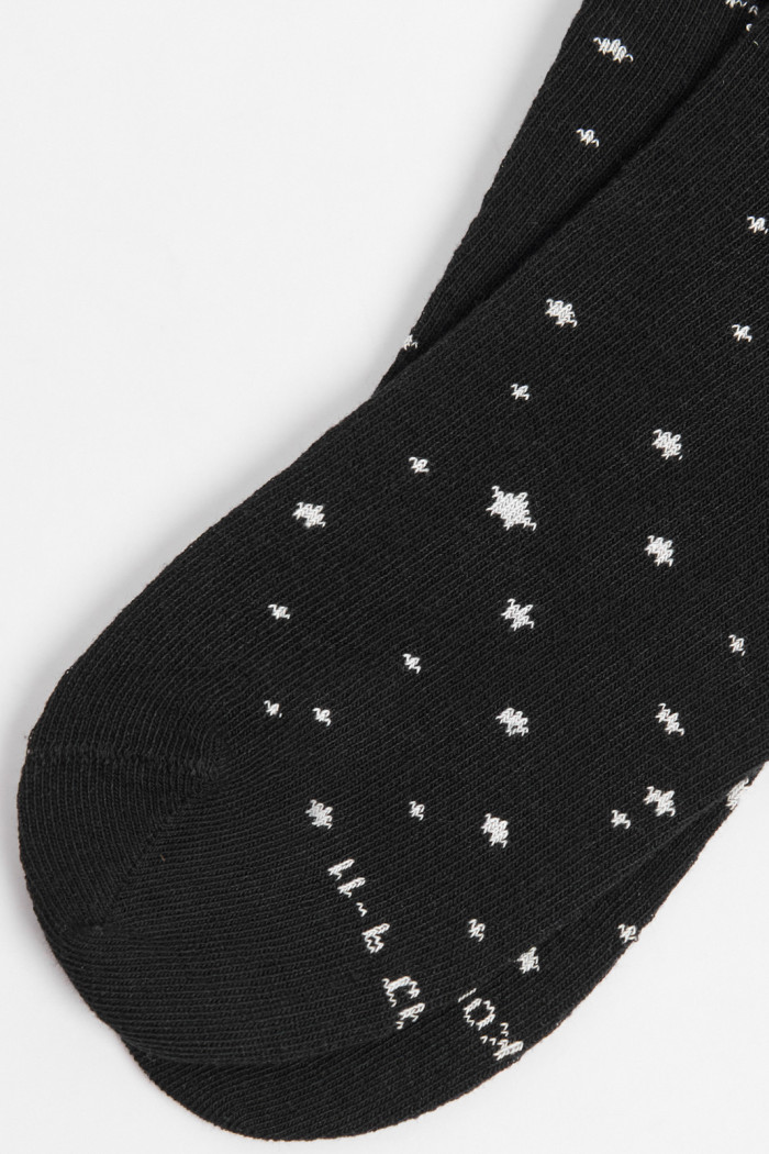 Medias tobilleras unicolores con diseños de estrellas