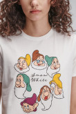 Camiseta manga corta de Blancanieves y los siete enanitos.