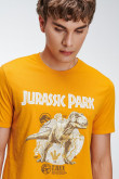 Camiseta manga corta estampada de Jurassic Park