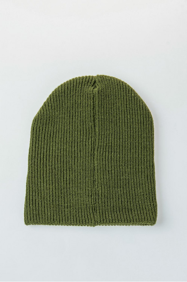 Gorro tejido logo verde