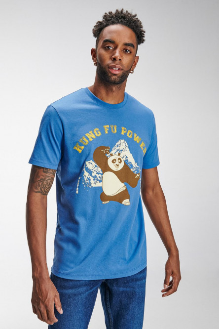 Camiseta manga corta estampada de Kung fu Panda