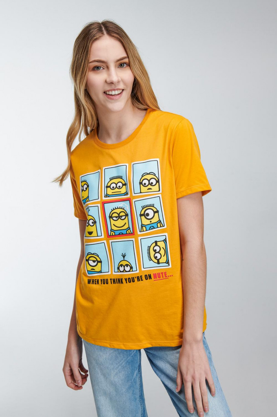 Camiseta, con estampado en frente de Minions