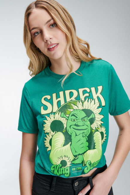 Camiseta, con estampado en frente, de Shrek
