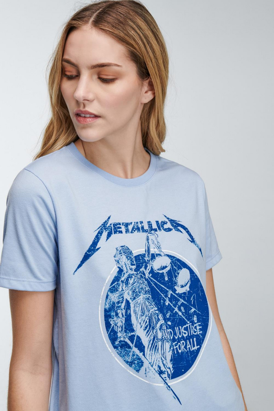 Camiseta manga corta, estampada de Metallica