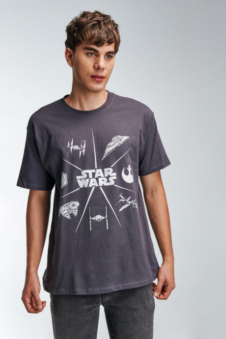 Camiseta manga corta, estampada de STARWARS.