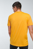 Camiseta amarilla manga corta con estampado de Los Picapiedra