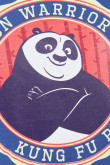 Camiseta manga corta, estampado de Kung fu Panda.