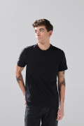Camiseta en algodón cuello redondo infaltables unicolor
