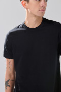 Camiseta en algodón cuello redondo infaltables unicolor
