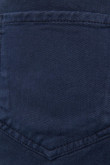 Short en jean azul intenso tiro alto y bolsillos funcionales