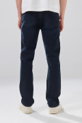 Jean straight leg azul infaltables tiro bajo con cremallera
