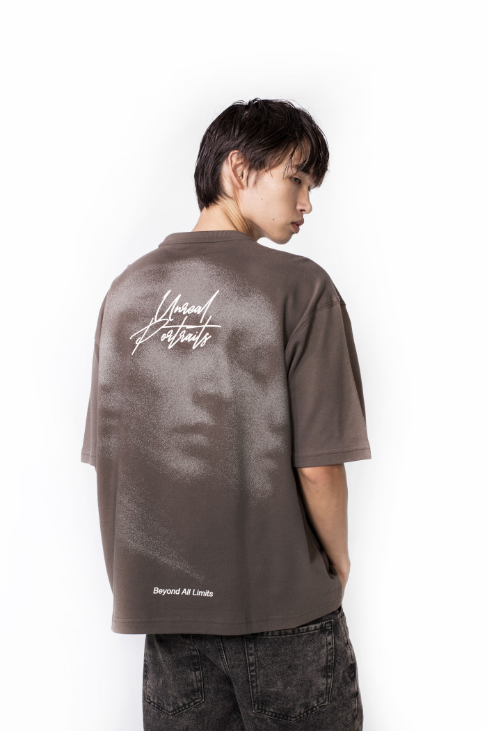 Camiseta verde oscura manga corta con diseños de Boho Club
