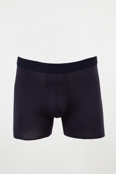 Boxer Midway brief, pierna larga, poliester unicolor, exclusivo Koaj