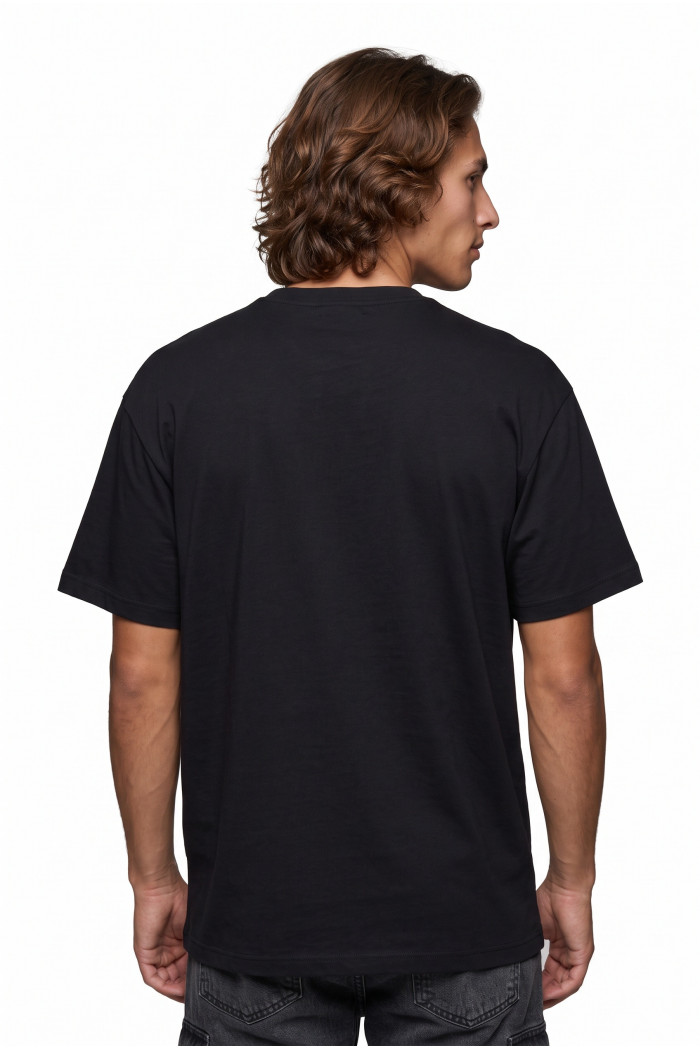 Camiseta de Iron Maiden negra en algodón manga corta

