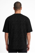 Camiseta negra de Nightmare Before Christmas manga corta
