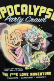 Camiseta, con estampado en frente, de Rick & Morty