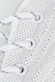 Tenis deportivos unicolor tejidos con detalles reflectivos