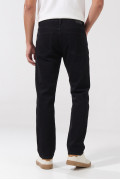 Jean 90´S infaltables bota recta negro con tiro bajo
