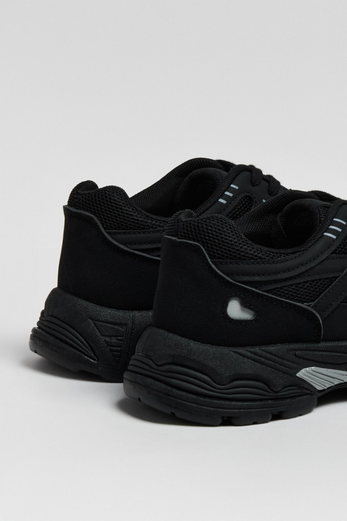 Zapatillas suela gruesa, tipo chunky.