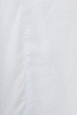 Blusa cuello redondo azul clara con manga corta con boleros y aberturas
