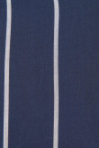 Camisa unicolor a rayas con cuello sport collar