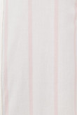 Camisa unicolor a rayas con cuello sport collar