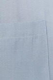 Blusa manga corta unicolor con extensiones para anudar