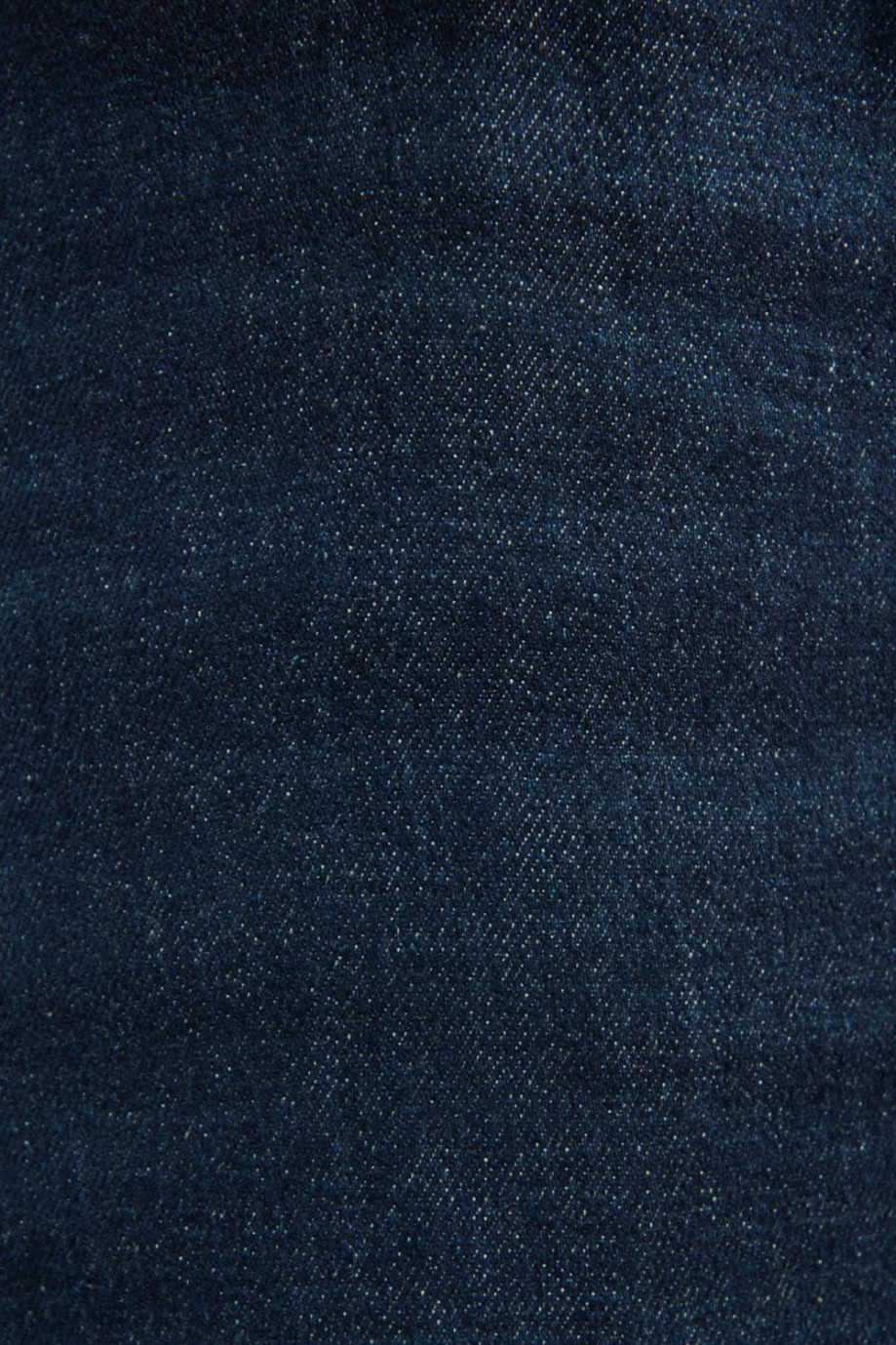 Jean azul intenso skinny con costuras en contraste y tiro bajo