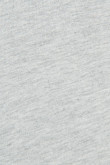 Camiseta polo gris medio con detalles tejidos y botones en frente