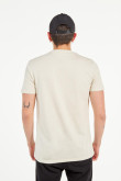 Camiseta unicolor manga corta con bolsillo en el pecho
