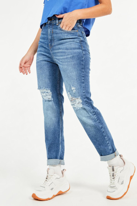 Pantalon Jean Mom
