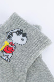 Calcetines caña media con diseño Snoopy, exclusivo Koaj