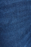 Jean 90´S con 5 bolsillos azul oscuro y desgastes sutiles de color
