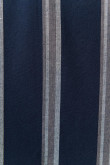 Camisa unicolor a rayas con cuello button down y manga larga