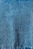 Chaqueta en jean azul clara oversize con bolsillos de parche