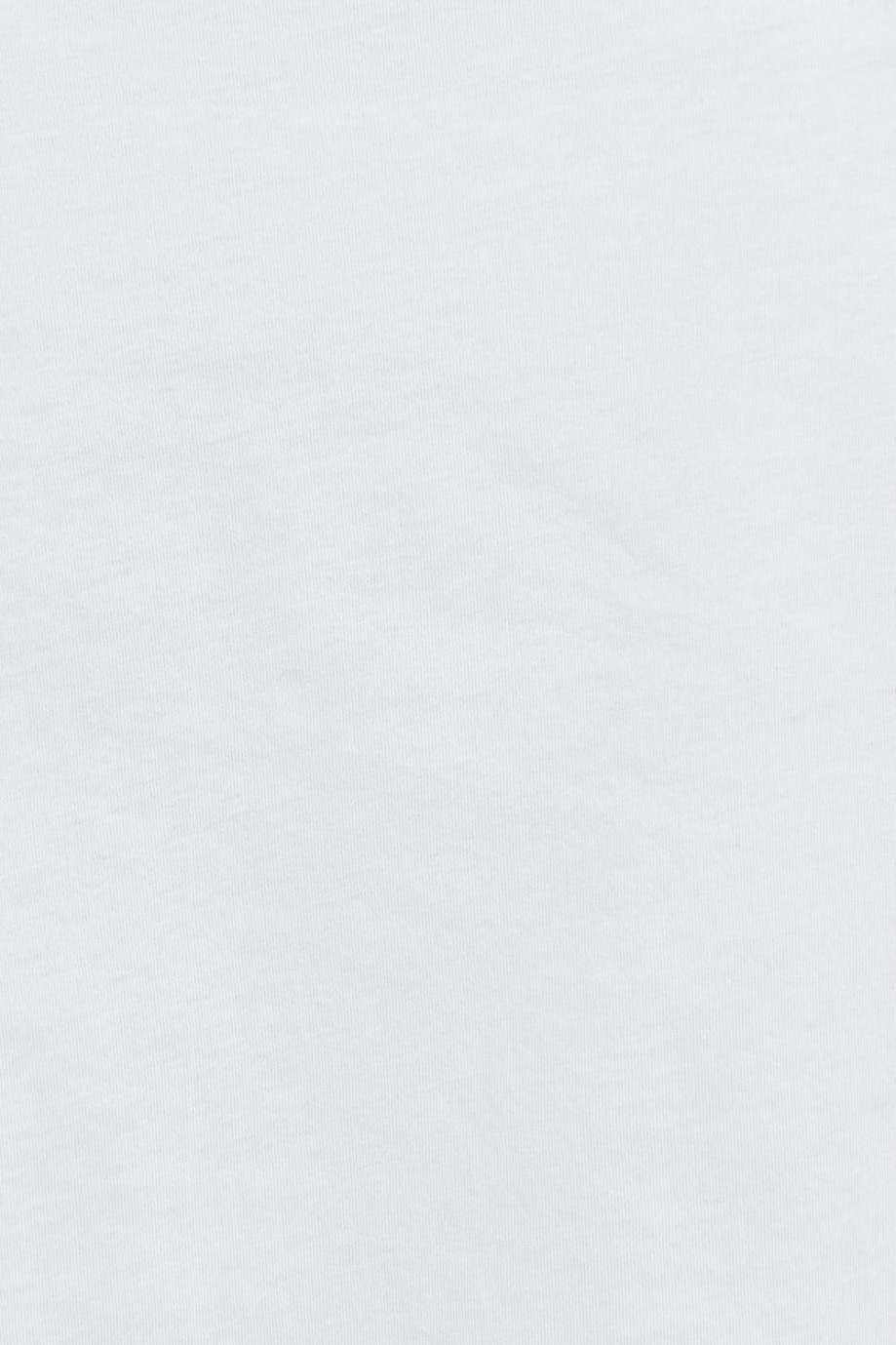 Camiseta oversize cuello redondo unicolor con manga corta