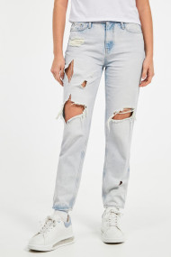 Mujer nueva compacto de la moda casual Jeans pantalones de mezclilla Strech  recortada - China Cómodo jeans y jeans precio