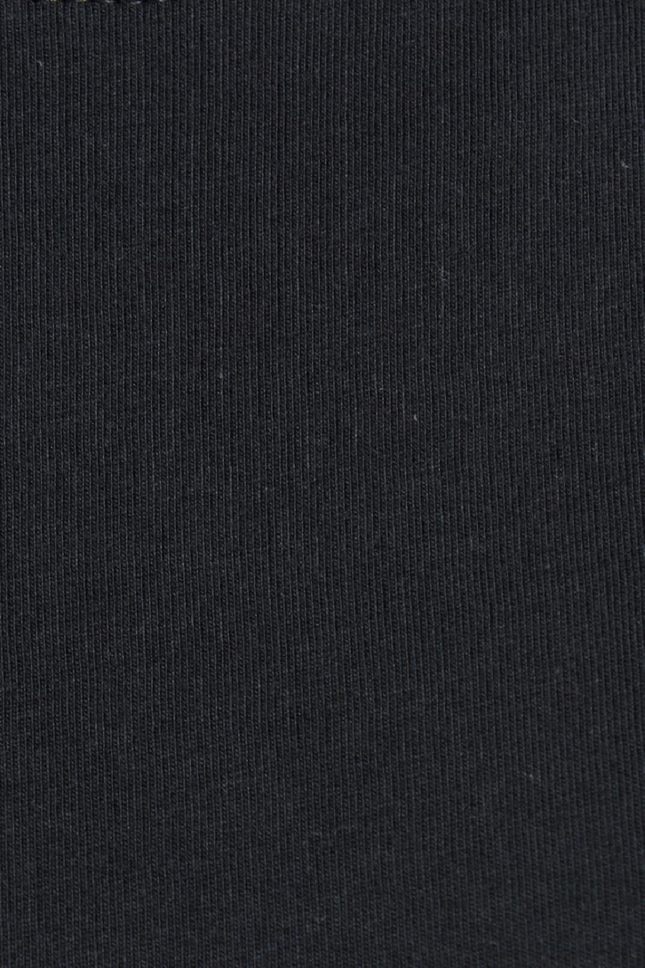 Camiseta en algodón unicolor con cuello redondo y manga corta