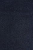 Jean tiro bajo skinny azul intenso con bolsillos y costuras en contraste