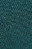 Camiseta manga corta unicolor en algodón con cuello redondo