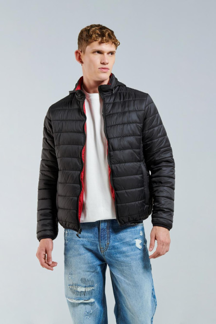 Chaqueta acolchada doble faz