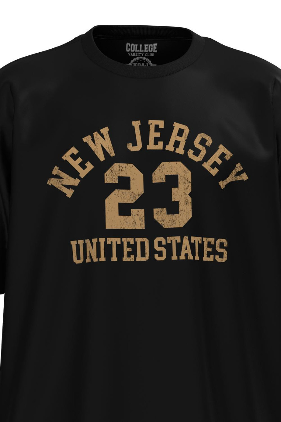 Camiseta oversize manga corta de New Jersey
