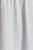 Vestido corto azul claro con escotes en V y manga corta