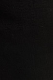 Jean súper skinny negro ajustado con bolsillos y tiro bajo
