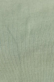 Camiseta unicolor crop top en algodón con cuello redondo