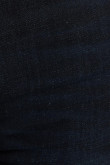 Jean azul intenso tipo jegging con tiro alto y costuras visibles