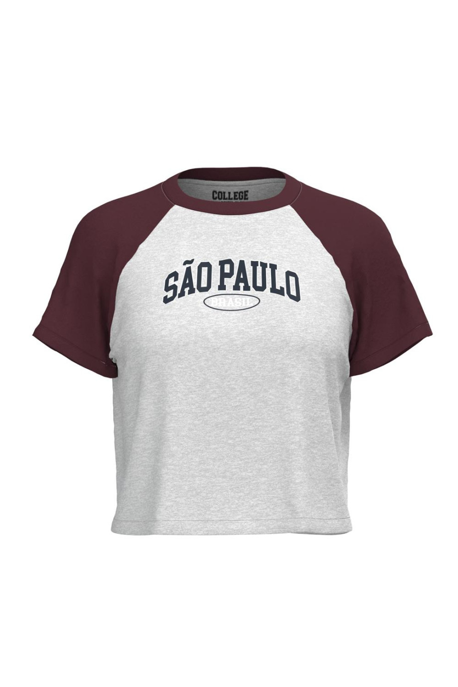 Camiseta ranglan manga corta de Sao Paulo